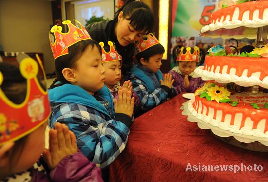 Quintuplets' five birthday wishes