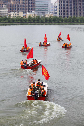 Flood-fighting exercise in Jiangxi