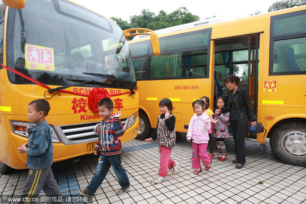 School buses make journeys safer and faster