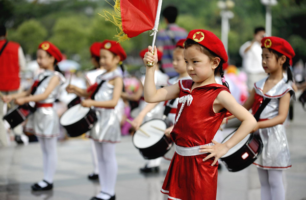 Children enjoy activities on Children's Day