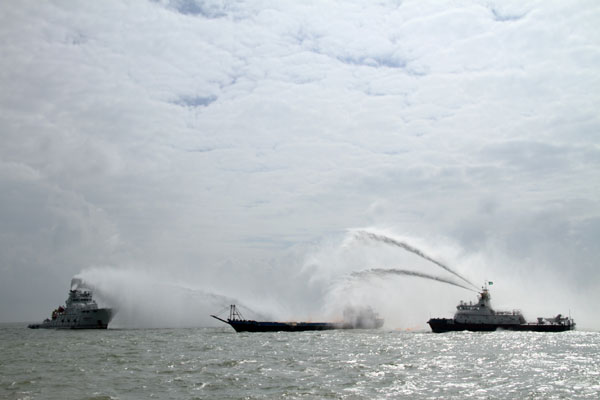 Mainland, HK, Macao conduct maritime exercises