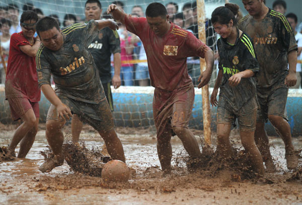 Mud Soccer Cup in Beijing