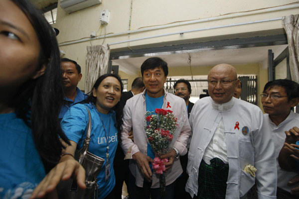 Jackie Chan helps combat child trafficking