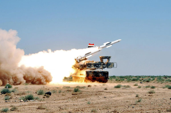 Syria launches missile in live ammunitions exercise