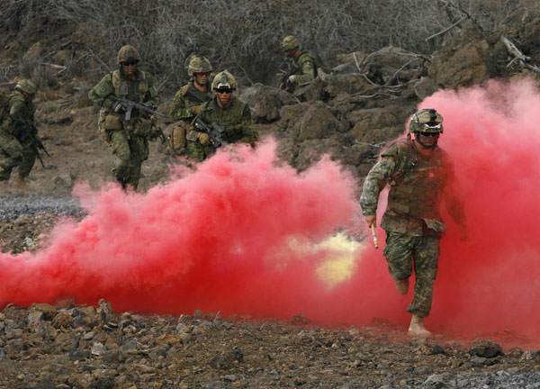 Multi-national military drill conducted in Hawaii