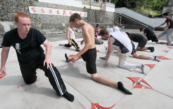 Briton's martial art dream comes true in China