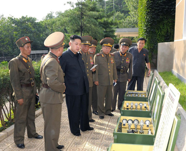 DPRK's top leader visits Korean People's army unit