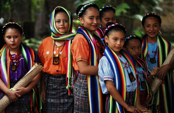 Traditional ceremony of Salvadoran indigenous Pipil