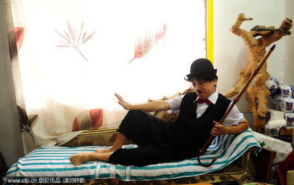 Chinese 'Charlie Chaplin' in E China