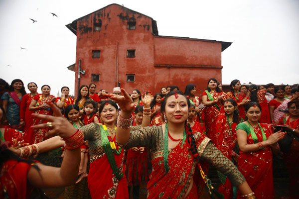 Snapshot of Teej festival