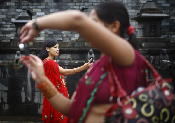 Snapshot of Teej festival