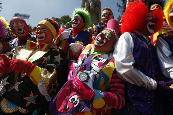 'Fair of laughter' in Mexico City