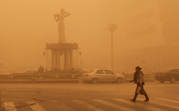 Sandstorm hits parts of NW China