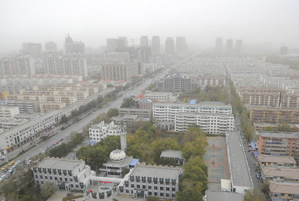 Sandstorm hits parts of NW China