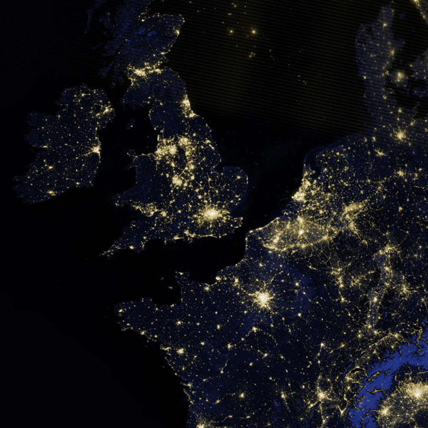 NASA releases earth images at night