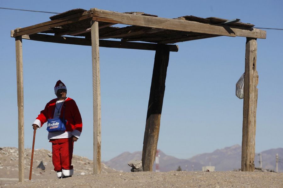 Photo special: Santa Claus gets around