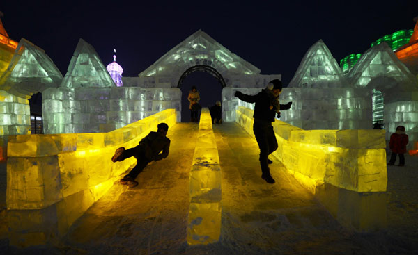 Ice and snow world in NE China