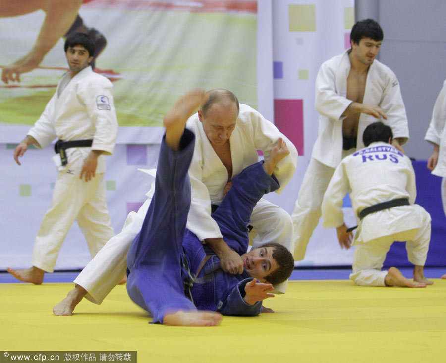 Photo special: Russia's man in action