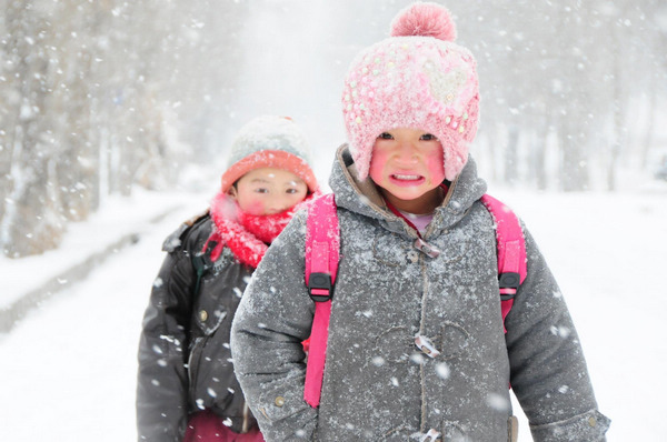 Snowfall hit North China