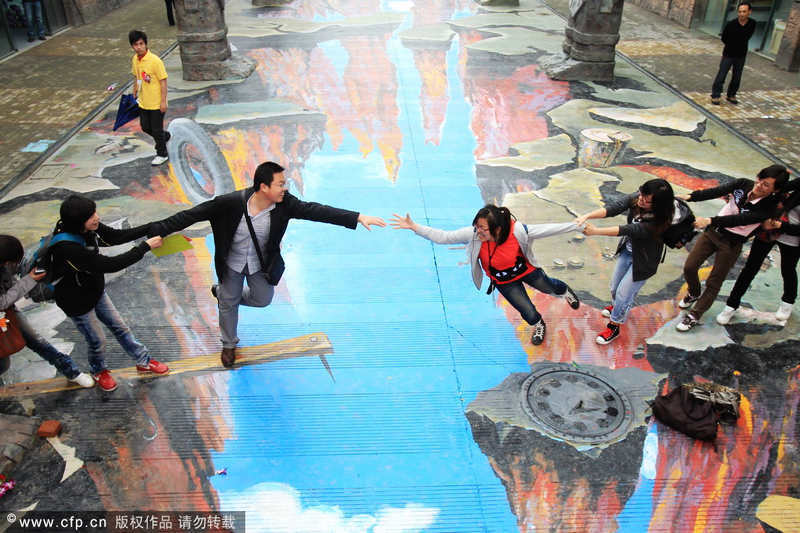 Amazing 3D street art