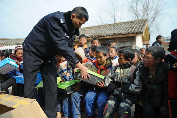 Rail policeman with a good heart