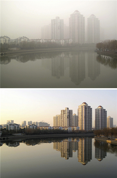 Fog shrouds China's cities