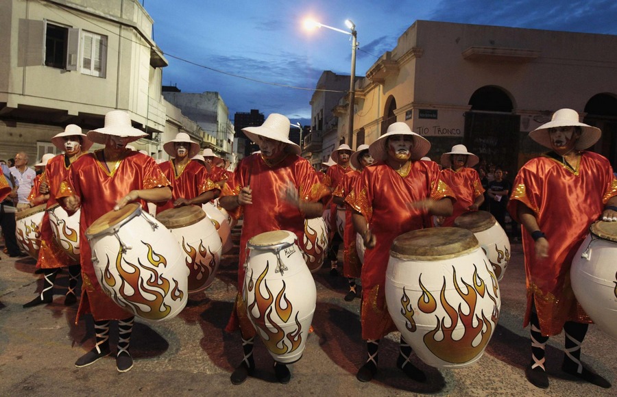 Uruguayan carnival in Montevideo