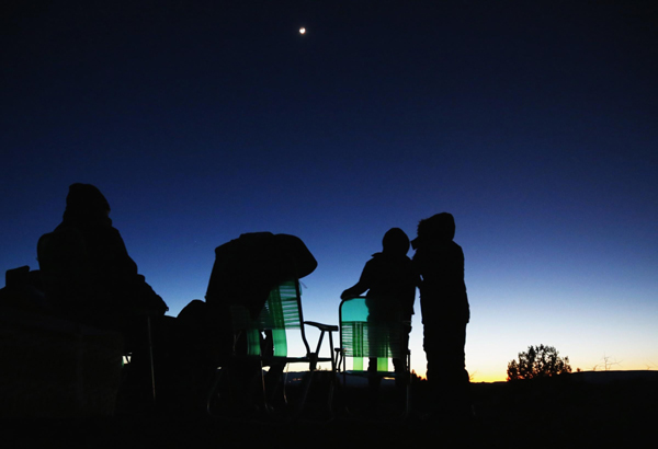 UFO tour in desert