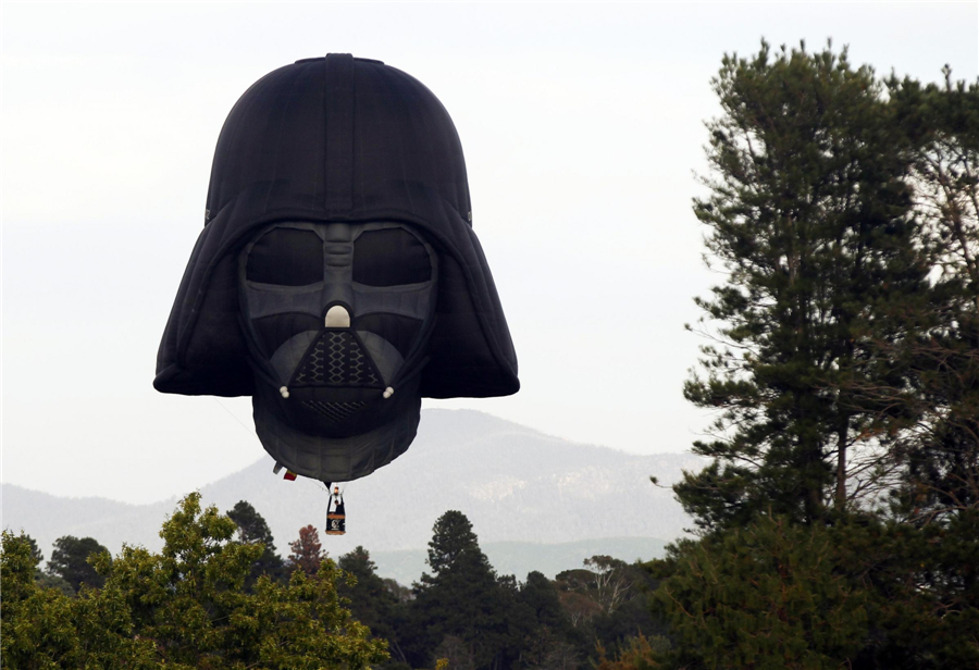 Balloon festival held in Canberra, Australia