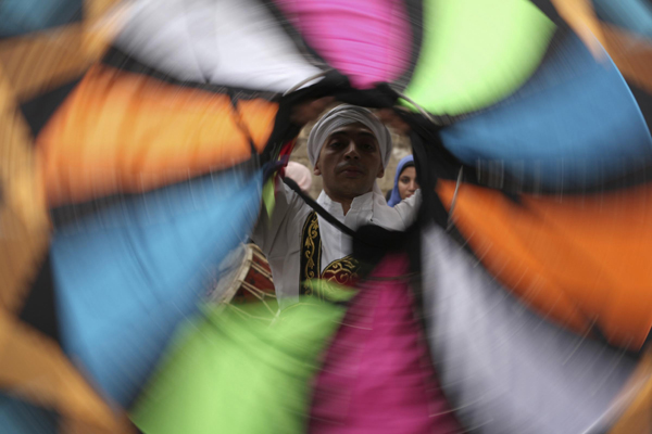 Traditional Islamic dance in Cairo