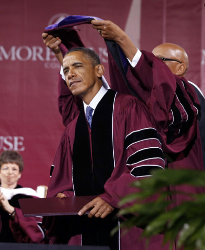 Obama delivers Morehouse commencement