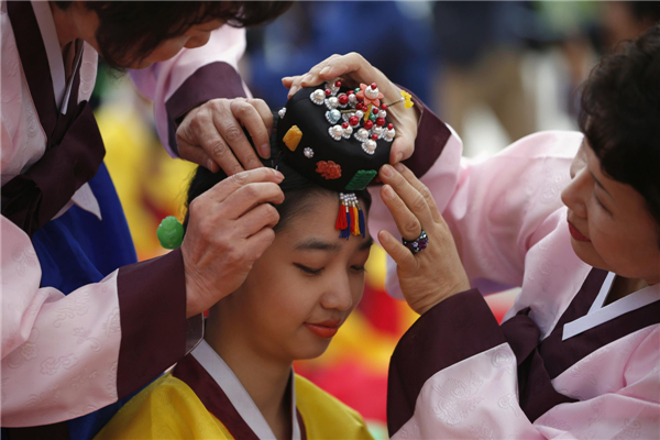 Traditional coming-of-age day ceremony in Seoul