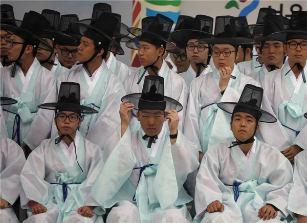 Traditional coming-of-age day ceremony in Seoul