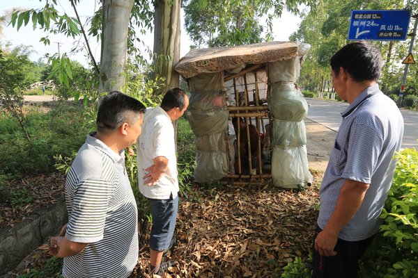 Man walks house back to hometown