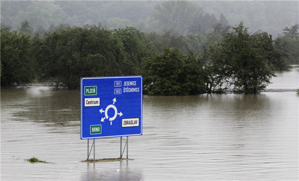 Floods sweep through central Europe