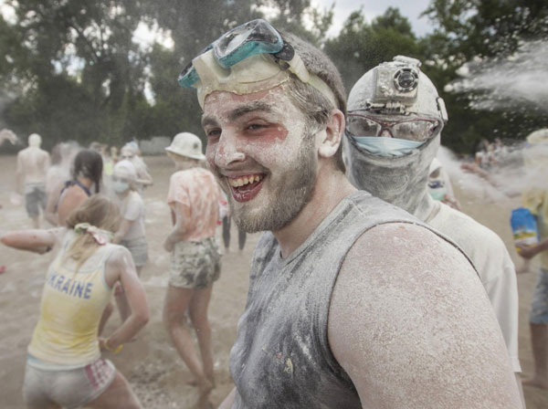 Battle with flour