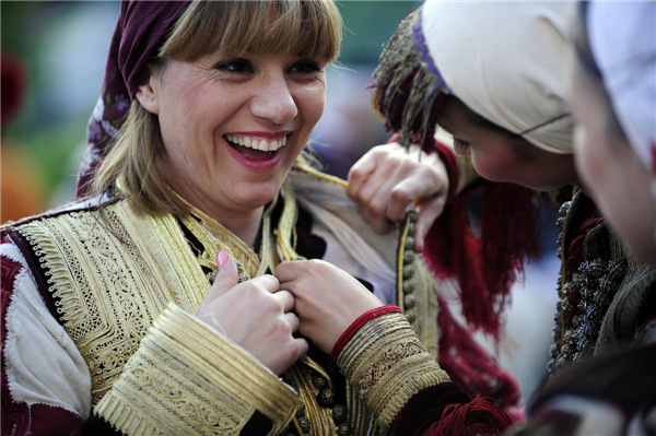 Traditional Macedonian wedding