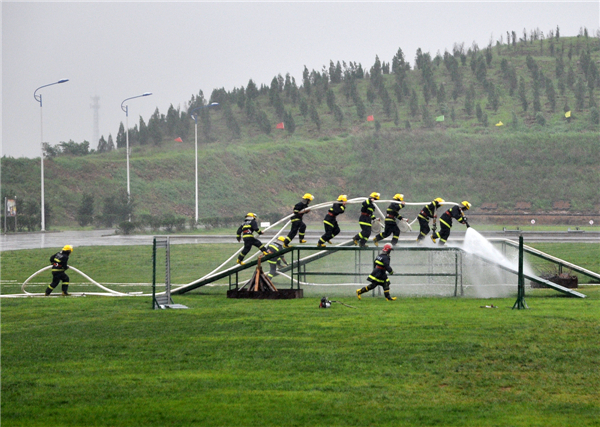 Military drill held in N China