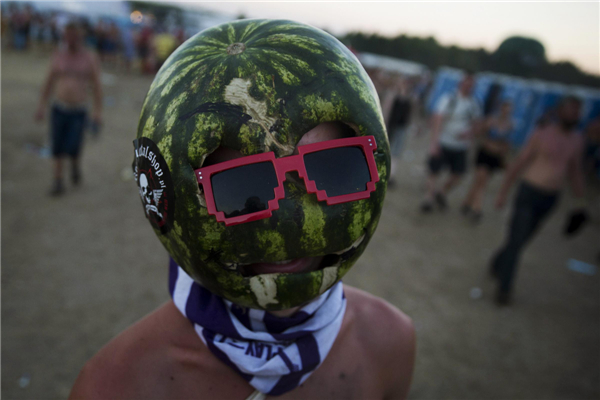 Woodstock revellers embrace music and mud