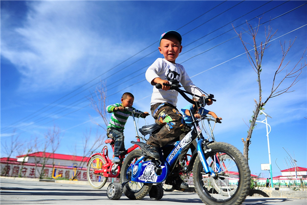 Kazak village in NW China