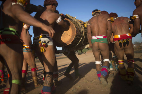 Ritual held to honour the deceased in Brazil