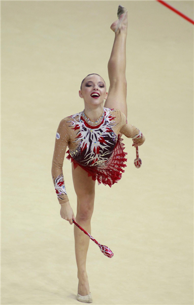 Gymnasts find their rhythm