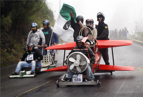 Roller Cart Festival in Colombia