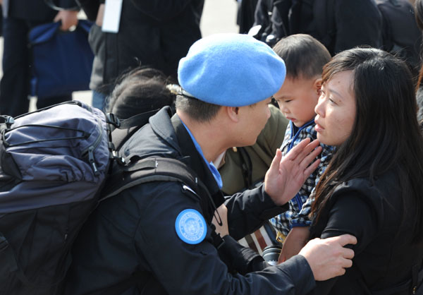 Chinese police are on UN mission