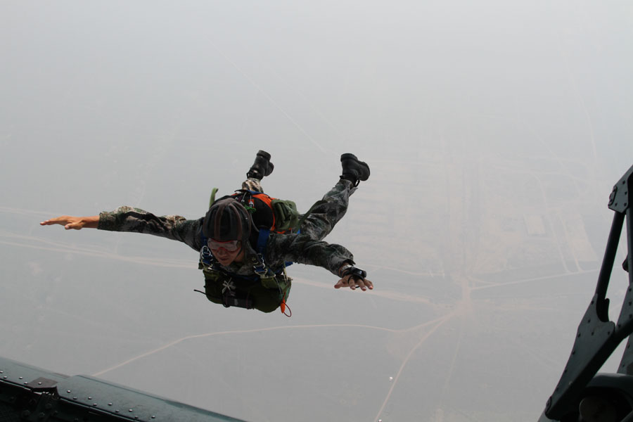 Training exercise of People's Liberation Army