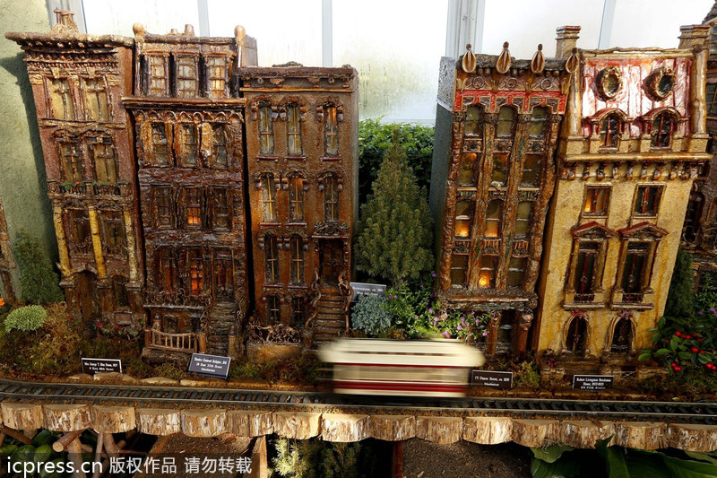 Holiday Train Show at Botanical Garden, NYC