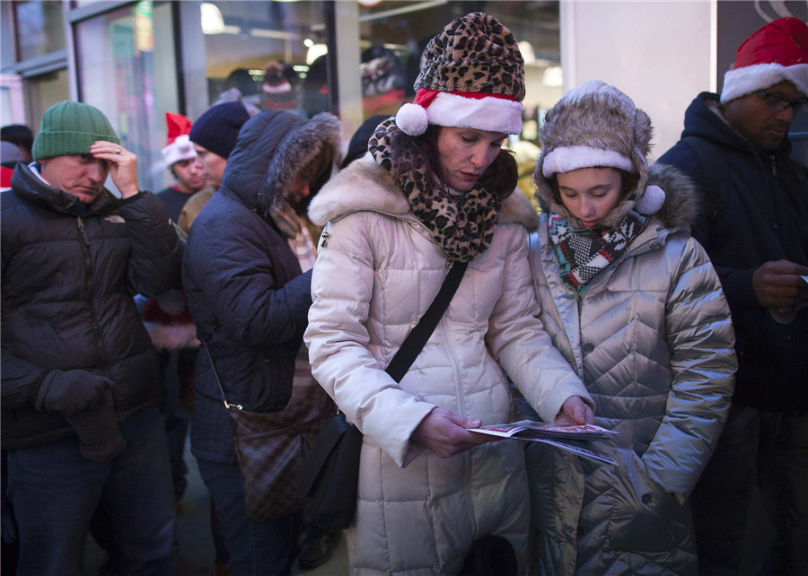 Lining up for Black Friday