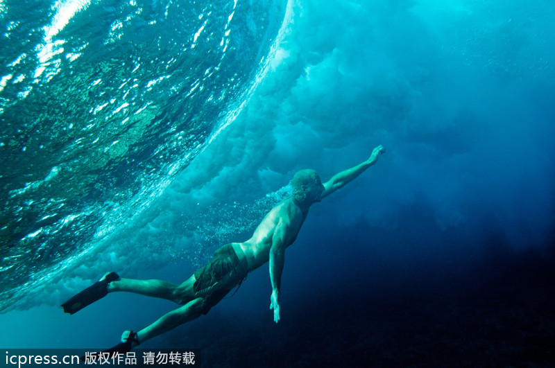 Reaching out to touch barrel wave