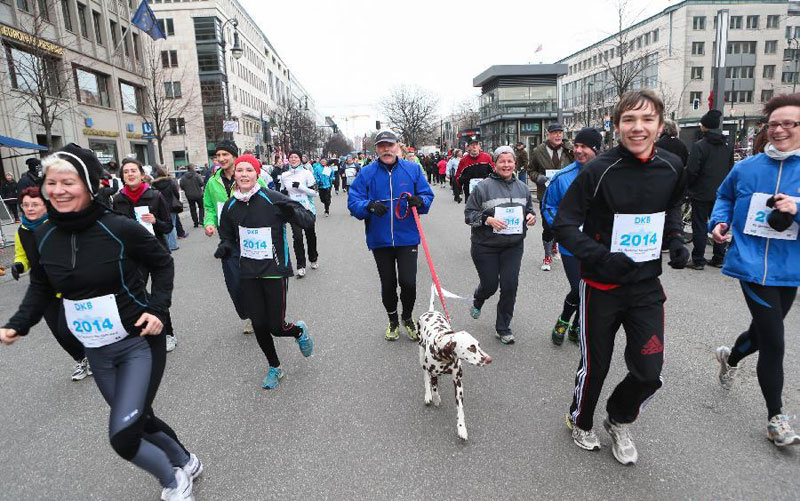Runners attend 43th annual running event in Berlin
