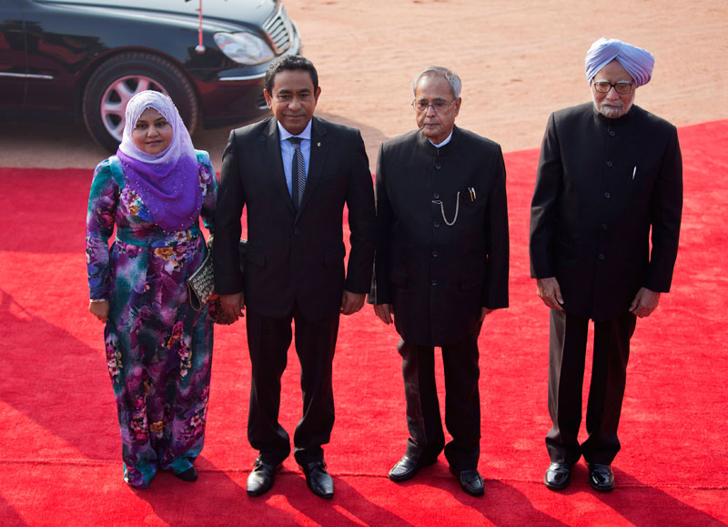 Maldives President arrives in India for state visit